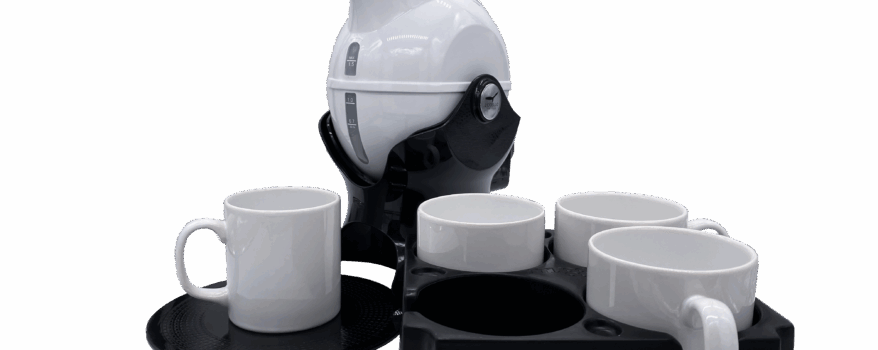 Uccello Kettle, Uccello Grip Mat, Muggi Cup Holder